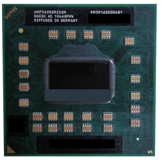 Alt view image 2 of 2 - II Dual-Core Mobile P340 2.2 GHz Dual-Core Prosesor CPU Dual-Thread AMP340SGR22GM Socket S1