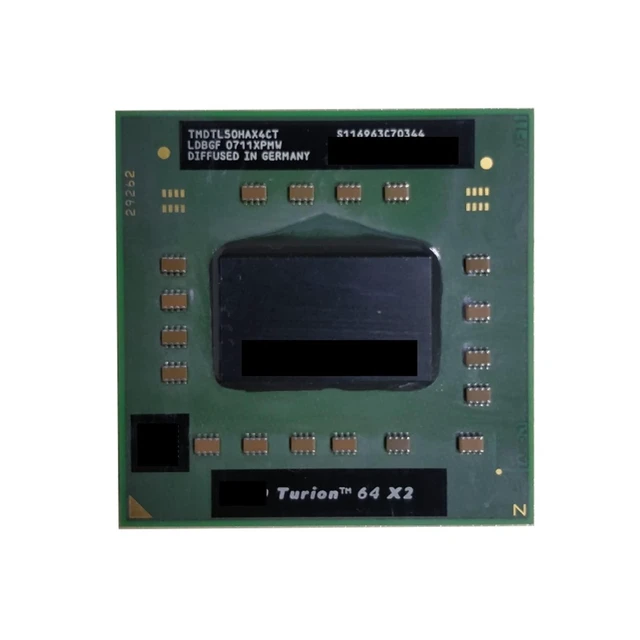 Alt view image 2 of 2 - CPU T 64 X2 Mobile Technology TL-50 TL 50 TL50 1.6 GHz Dual-Core Dual-Thread CPU Processor fit for Kenzo Socket S1