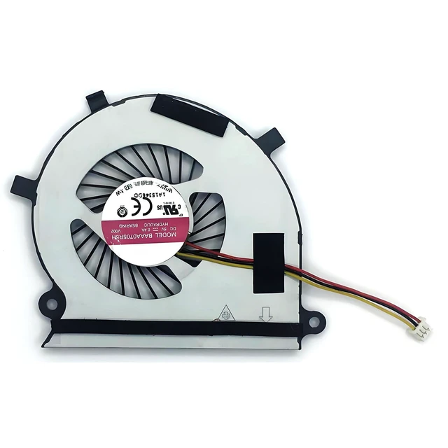 Alt view image 2 of 2 - Laptop Cooling Replacement CPU Fan for to-Shiba Satellite Radius P50W-B P55W-B P55W B5112 B5220 B5224 B5318 PP75-28mnxg Series 5V 3 PIN BAAA0705R5H-V002 BATA0710R5H-P004 3CBLSTM0I00 3CBLSTM0I10