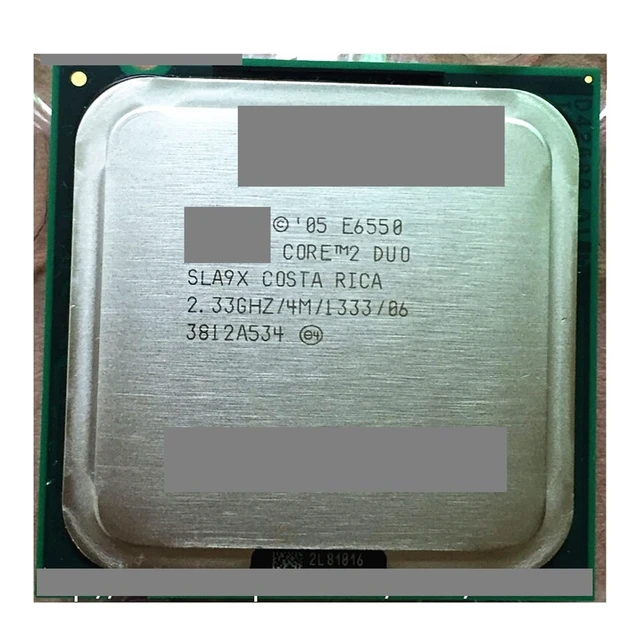 Alt view image 2 of 2 - CPU E6550 Desktop c 2 Duo CPU E6550 2.33GHz 4MB/1333MHz Processor forLGA 775(Working 2)