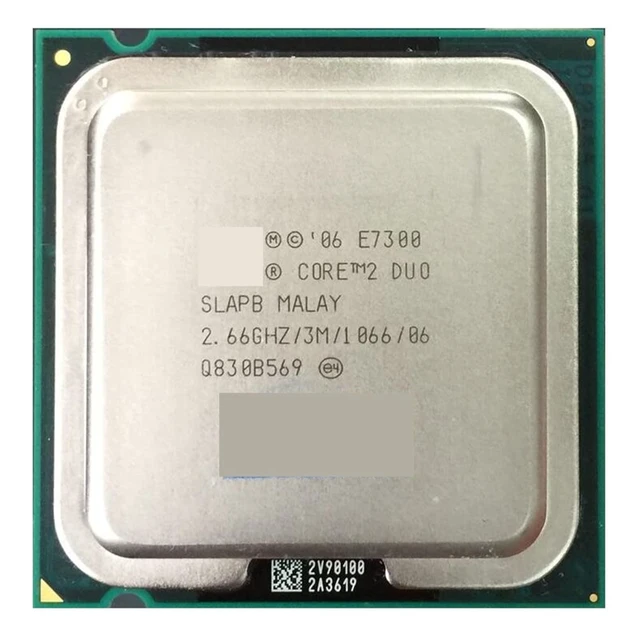 Alt view image 2 of 2 - CPU c 2 Duo Processor E7300 (3M Cache, 2.66 GHz, 1066 MHz FSB) Dual-Core CPU forLGA 775 Desktop Processor