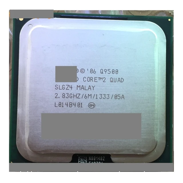 Alt view image 2 of 2 - CPU c 2 Quad Q9500 CPU Processor (2.83Ghz/ 6M /1333GHz) Socket 775 Desktop CPU