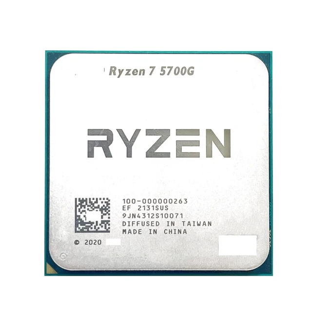 Alt view image 2 of 2 - CPU R 7 5700G R7 5700G 3.8GHz Eight-Core 16-Thread 65W CPU Processor L3=16M 100-000000263 Socket AM4