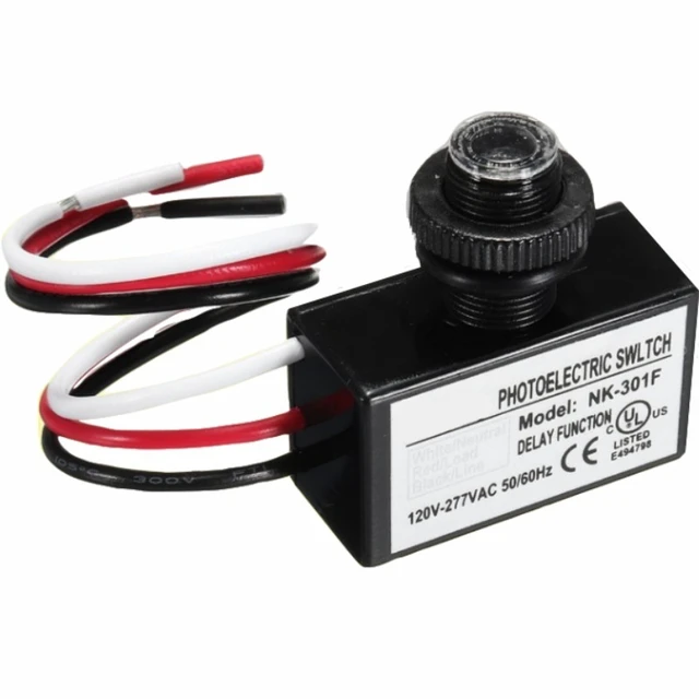 Alt view image 2 of 2 - NK-301F Outdoor Security Photo Electric Resistor Light Sensor Control Switch (Maximum load power 200W)