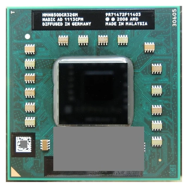 Alt view image 2 of 2 - CPU A CPU Laptop N850 N850 HMN850DCR32GM CPU 1.5M Cache/2.2GHz/Socket S1 Triple c Laptop Processor N 850 N-850 Can Work