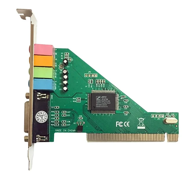 Alt view image 14 of 14 - 5.1 Accessories 4 Channel Midi Components 3D Surround External Sound Card Audio Computer PCI Remix For Windows XP7 32bit
