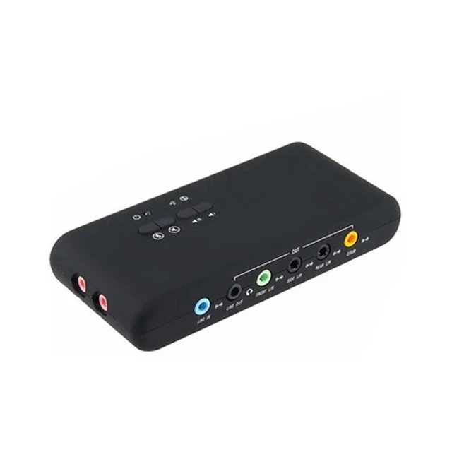 Alt view image 11 of 14 - 5.1 Accessories 4 Channel Midi Components 3D Surround External Sound Card Audio Computer PCI Remix For Windows XP7 32bit