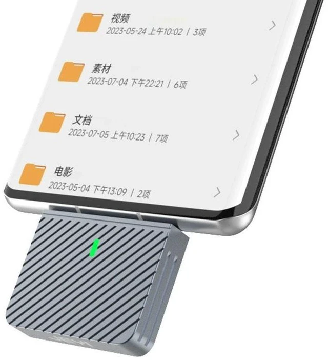 Alt view image 14 of 14 - 2230 M.2 NVMe Direct-attach SSD Enclosure, USB 3.2 10Gbps In-line Aluminum Solid State Drive With Magnet Protective Case