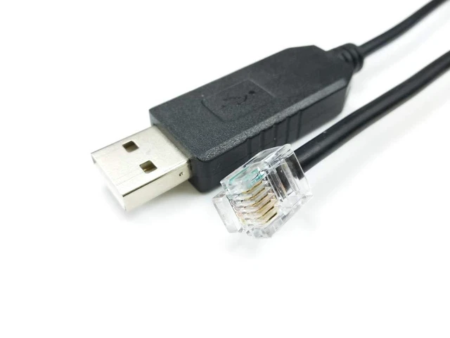 Alt view image 6 of 10 - Washinglee 507 Control Cable for Meade LX200 LX600 Series Telescope, USB Console Cable for Meade LX200 ACF and LX850, Built in FTDI Chip (6 FT / 1.8 M)