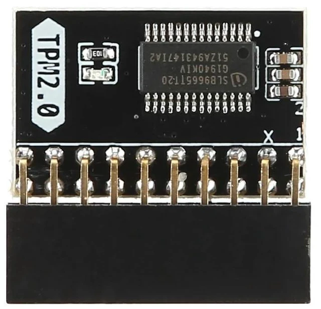 Alt view image 8 of 8 - TPM 2.0 Encryption Security Module 20 Pin Motherboard Card Replacement Part Module Motherboard 4 GB for Platform