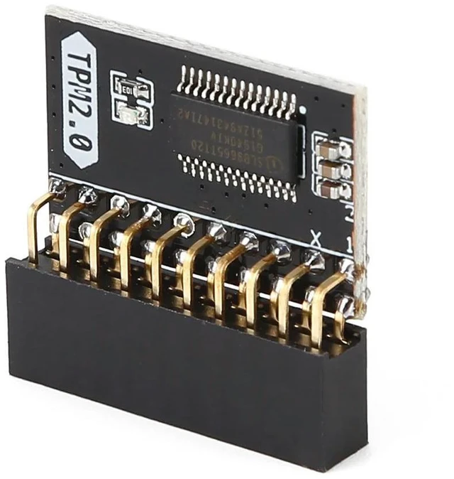 Alt view image 5 of 8 - TPM 2.0 Encryption Security Module 20 Pin Motherboard Card Replacement Part Module Motherboard 4 GB for Platform