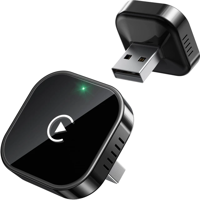 Alt view image 11 of 12 - Teeran Wireless CarPlay Adapter for iPhone (2026 Upgraded), Mini Plug & Play for Cars with Factory Wired Apple CarPlay, Fast & Stable Connection, Easy Setup, Wide Vehicle Compatibility USB & USB C