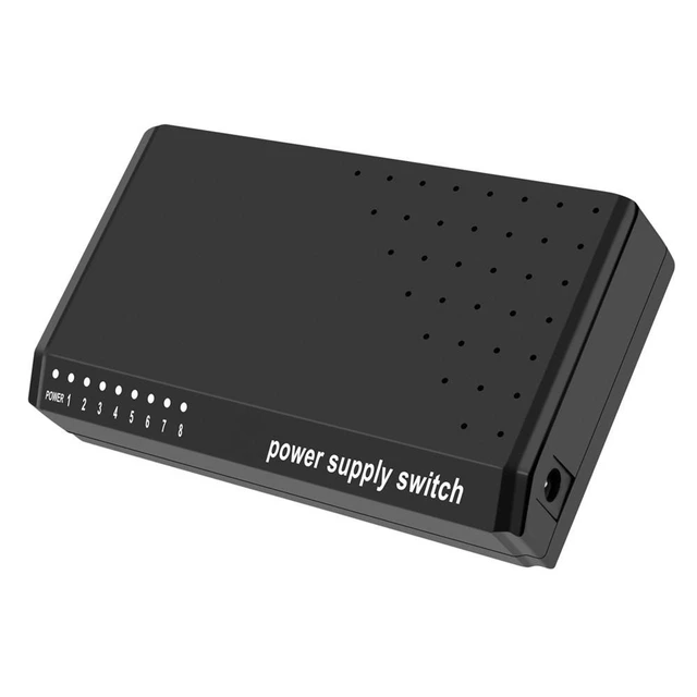 Alt view image 3 of 3 - Port 6+2 POE Switch Injector RJ45 Power over Ethernet, No Power Adapter Required, Home Network System 10/100M for Camera