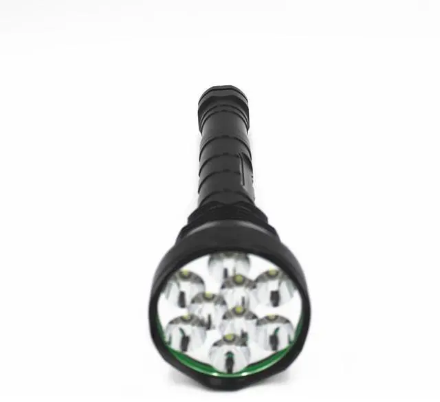 Alt view image 2 of 3 - 9-Light T6 High-Intensity Flashlight with Rechargeable Lithium Battery, High Power for Outdoor Exploration and Long-Range Shooting