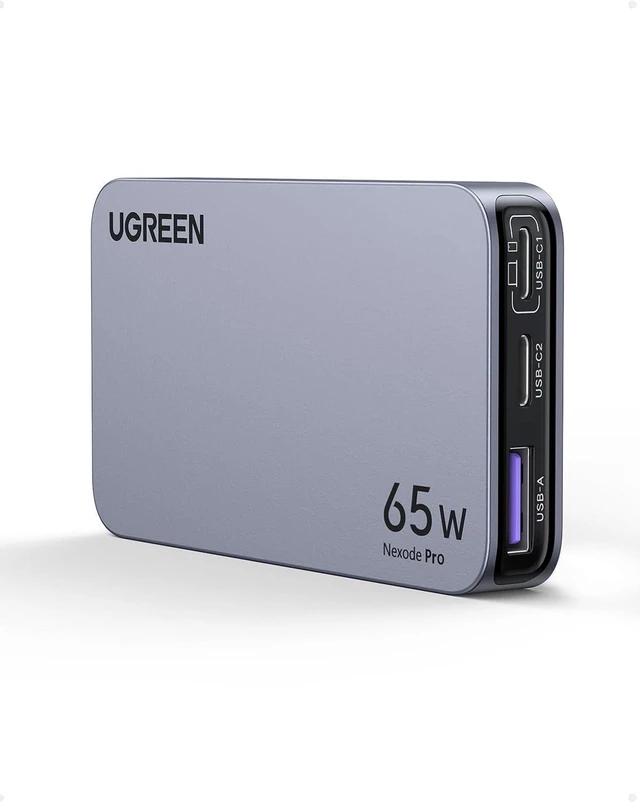 Alt view image 4 of 6 - UGREEN Nexode Pro 65W GaN USB-C ultra-thin wall-mounted charger, 3-port compact fast PPS charger, suitable for iPhone 17/16/15 series, MacBook Air, iPad Pro, Galaxy S25/S24, Pixel 10/9, Steam Deck