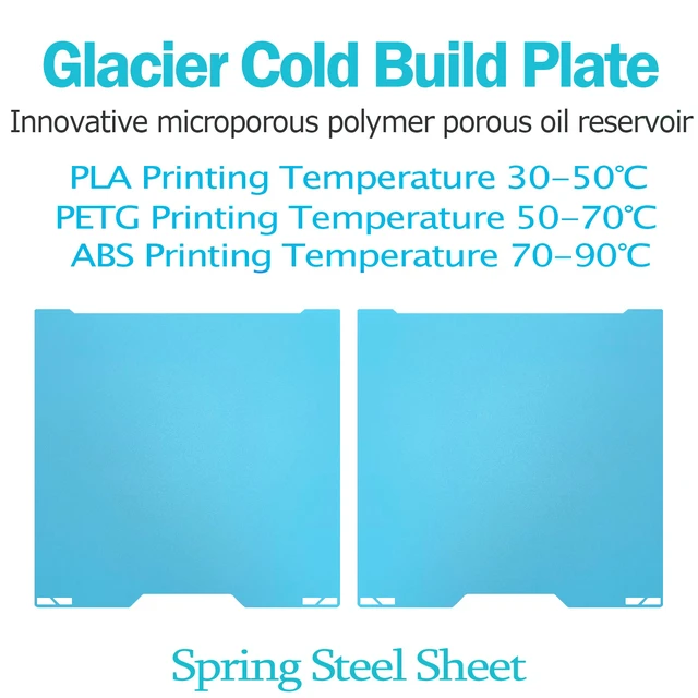 Alt view image 2 of 7 - TZ H2D/H2S heating bed printer - Printing platform with PEI texture graphics film coating - Low-temperature board - Cold printing