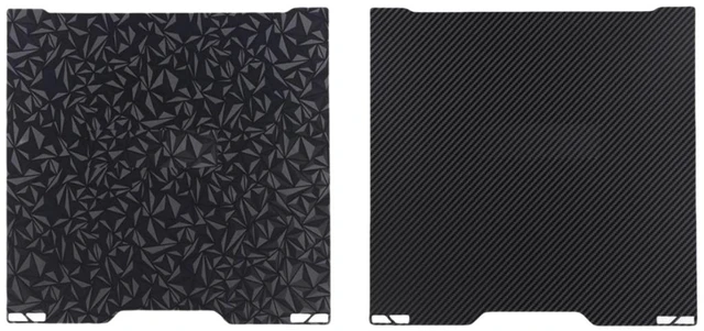 Main image of TZ H2D/H2S heating bed printer - Printing platform with PEI texture graphics film coating - Low-temperature board - Cold printing H2D small diamond + carbon fiber 350X320mm