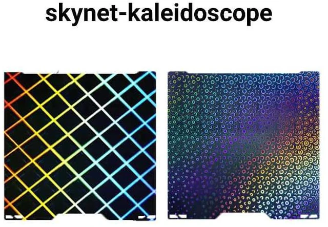 Main image of TZ H2D/H2S heating bed printer - Printing platform with PEI texture graphics film coating - Low-temperature board - Cold printing H2D Network + Kaleidoscope 350X320mm