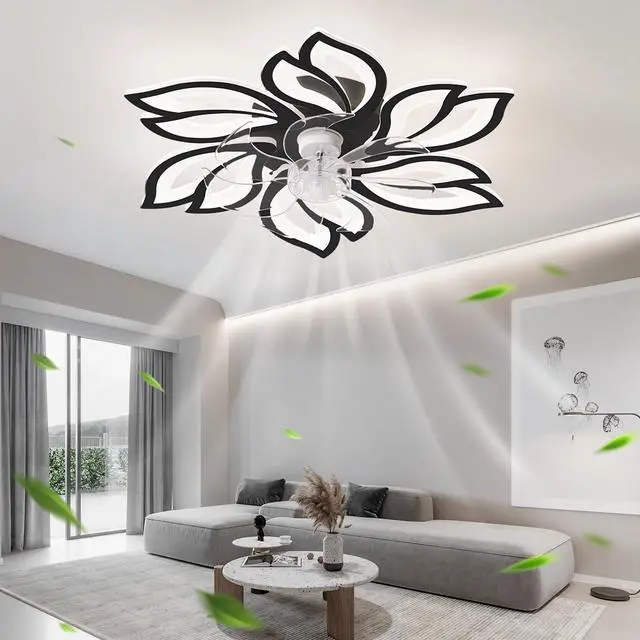 Main image of 25.5In Ceiling Fan with Lights, Remote Control 3 Color Temperatures,6 Gear wind Speed Fan Light