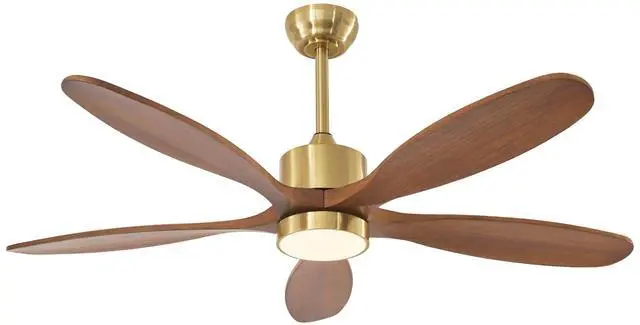 Main image of 52" Ceiling Fan with Lights Quiet DC Motor Ceiling Fans 6 Speed Levels,Reversible Ceiling Fan, for Patio Living Room, Bedroom