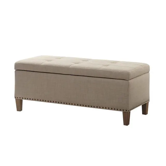 Alt view image 5 of 5 - Tufted Top Soft Close Storage Bench