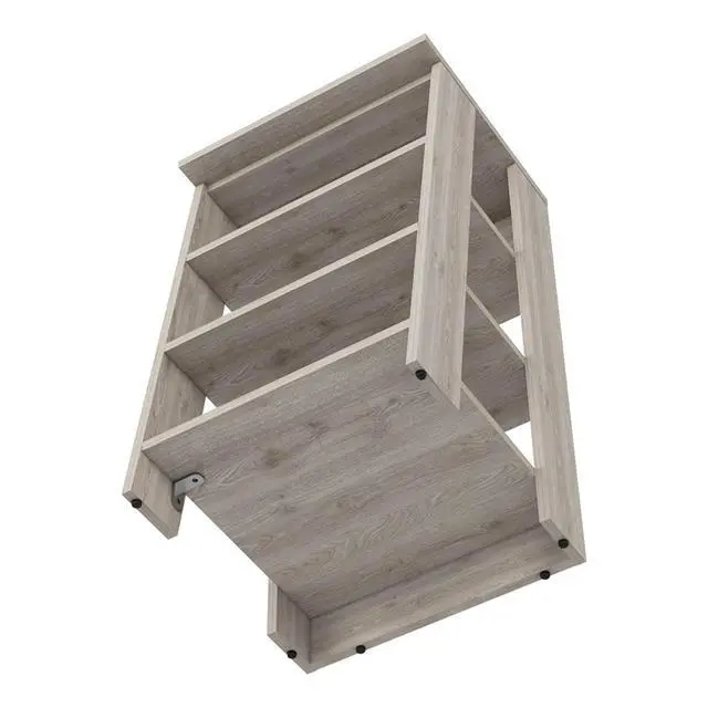 Alt view image 7 of 7 - St. Clair Linen Cabinet, Two Interior Shelves, Two Open Shelves, Single Door