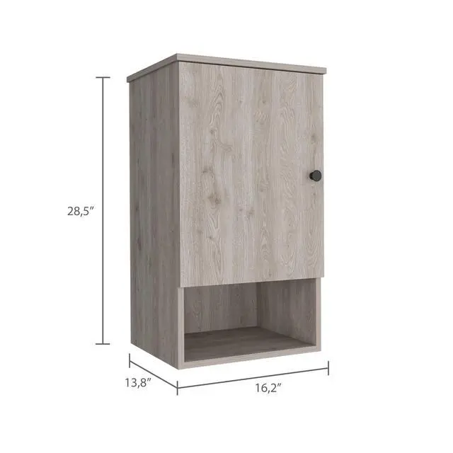 Alt view image 4 of 7 - St. Angelo Medicine Cabinet, Two Internal Shelves, Single Door, One Shelf