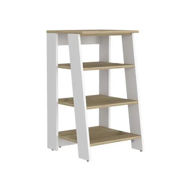Alt view image 4 of 6 - St. Clair Linen Cabinet, Two Interior Shelves, Two Open Shelves, Single Door