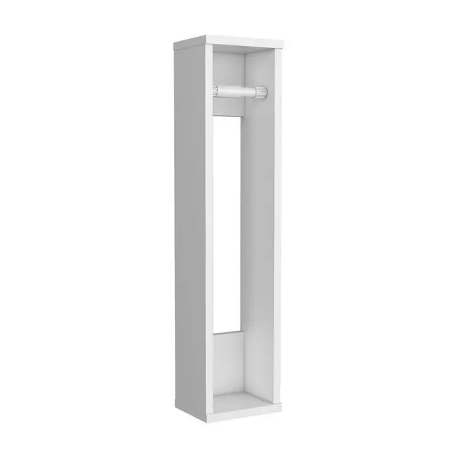 Alt view image 2 of 7 - Bali 28" High Toilet Paper Holder Narrow Shelf Organizer for Bathroom, Living Room, Kitchen