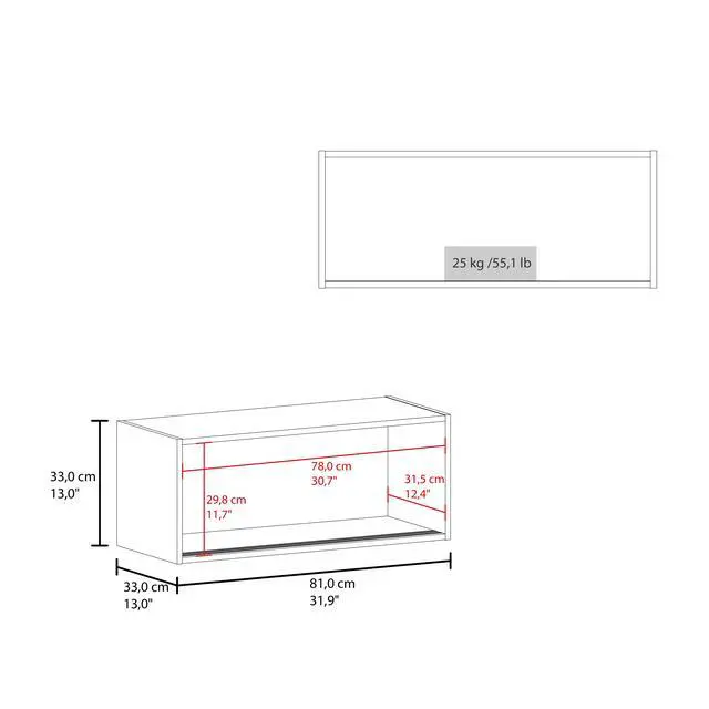 Alt view image 3 of 7 - Note 32"W x 13" H Wall Cabinet with Sliding Doors , Wall Shelf, Storage Cabinet, Bedroom, Office, Living Room, Garage
