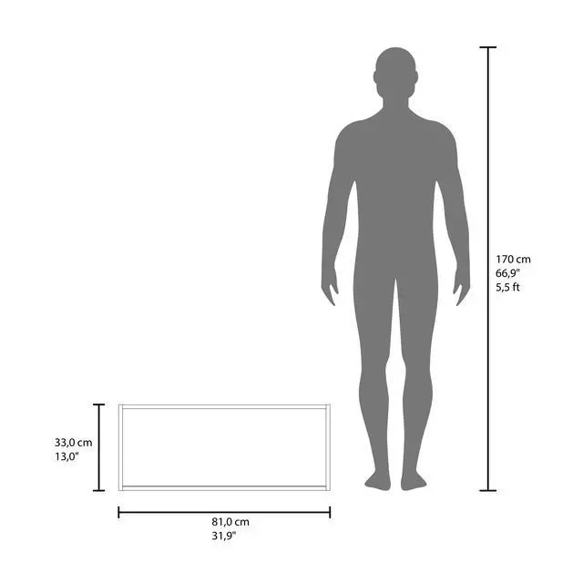 Alt view image 4 of 7 - Note 32"W x 13" H Wall Cabinet with Sliding Doors , Wall Shelf, Storage Cabinet, Bedroom, Office, Living Room, Garage