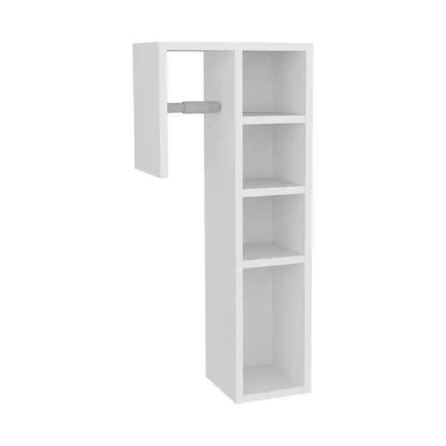 Alt view image 7 of 7 - Lodi Freestanding Toilet Paper Cabinet With Slim Vertical Design And Storage Compartment