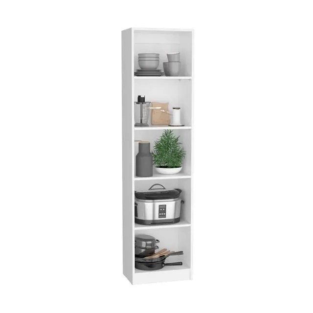 Alt view image 6 of 7 - Dupree 4 Piece Home Bookcase set, 91" Wide with 17 Shelves And a Double-Door Cabinet , Living Room Set Whitee