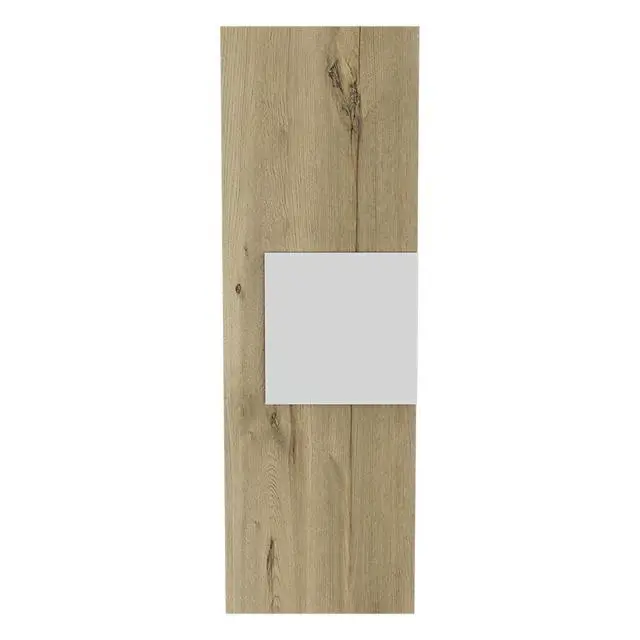 Alt view image 4 of 7 - Medicine Cabinet Artic, Three Shelves, Single Door, White / Light Oak Finish