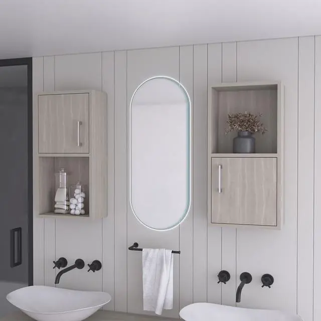 Alt view image 3 of 7 - Medicine Cabinet Florence, Bathroom, White Oak