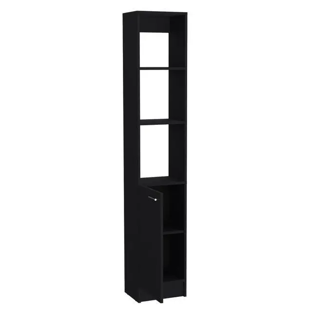 Alt view image 3 of 7 - Linen Cabinet Marion, Bathroom, Black