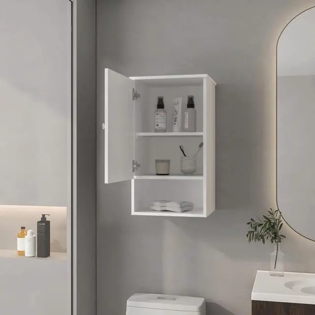 Alt view image 3 of 7 - Medicine Cabinet Porto, Bathroom, White