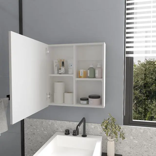 Alt view image 4 of 7 - Medicine Cabinet Clayton, Bathroom, White