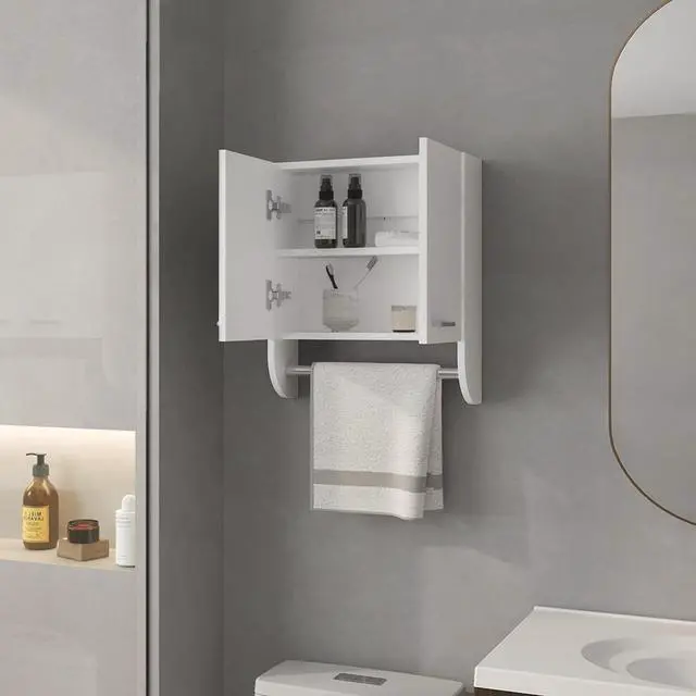 Alt view image 4 of 7 - Medicine Cabinet Riley, Bathroom, White