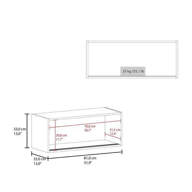 Alt view image 7 of 7 - Wall Cabinet Bliss, Office, White