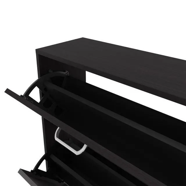 Alt view image 5 of 7 - Hesston Shoe Rack Organizer, Badroom, Black