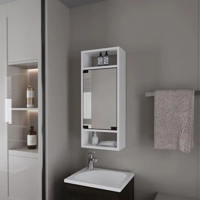 Main image of Amory Medicine Cabinet, Bathroom, White