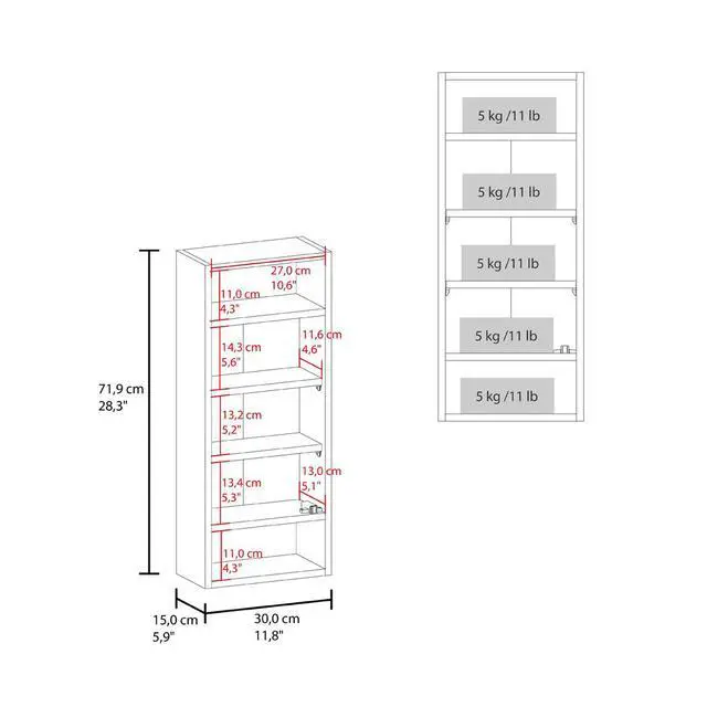 Alt view image 2 of 7 - Amory Medicine Cabinet, Bathroom, White