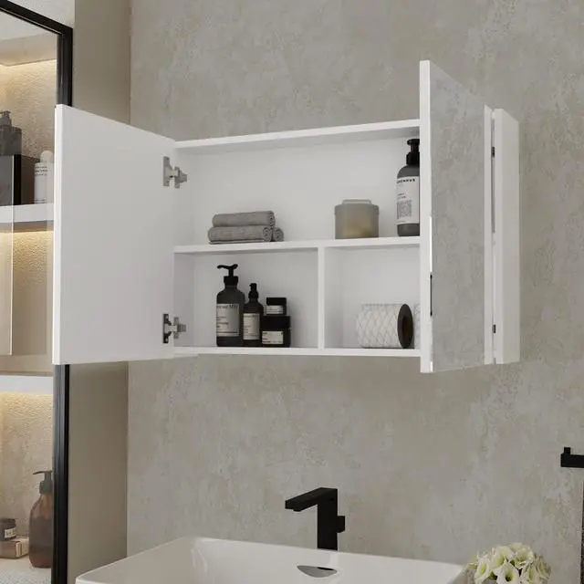 Alt view image 4 of 7 - Medicine Cabinet Mansfield, Bathroom, White