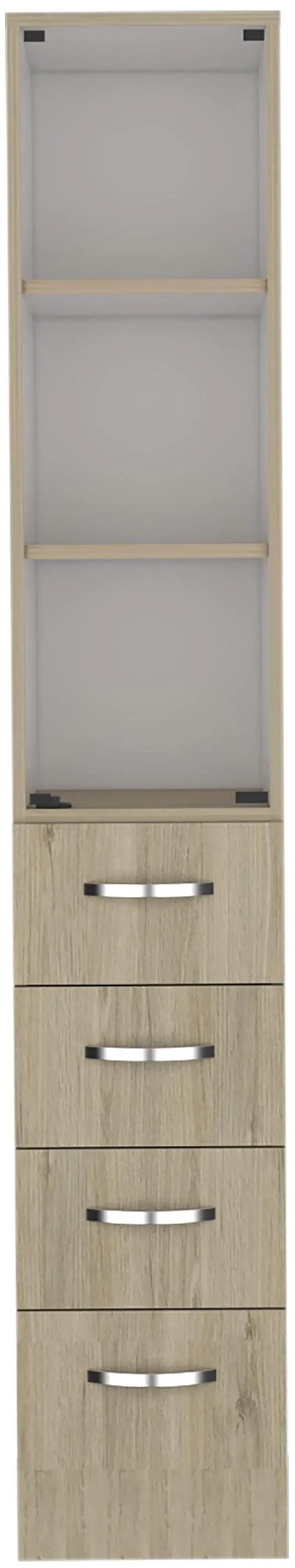 Main image of Linen Cabinet Epic, Bathroom, Light Pine / White