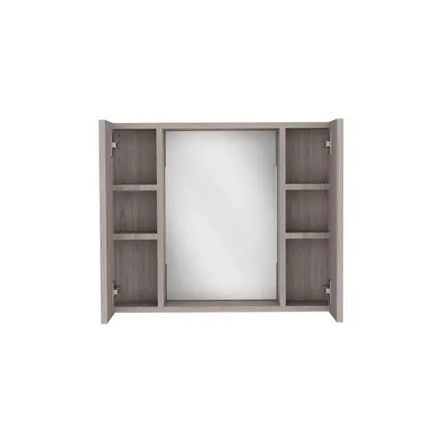 Alt view image 4 of 7 - Medicine Double Door Cabinet 19" H, One External Shelf, Light Gray