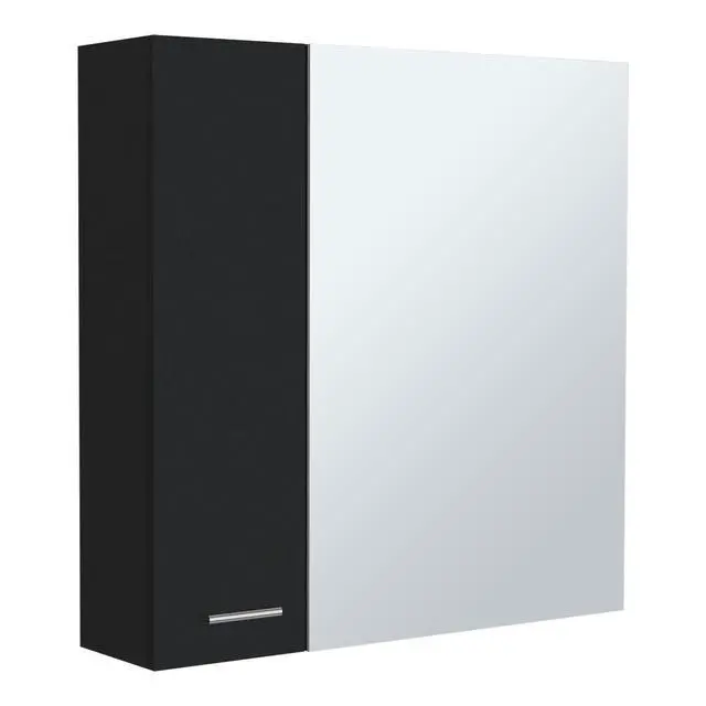 Alt view image 5 of 6 - Medicine Double Door Cabinet 23" H,Four Interior Shelves, Black