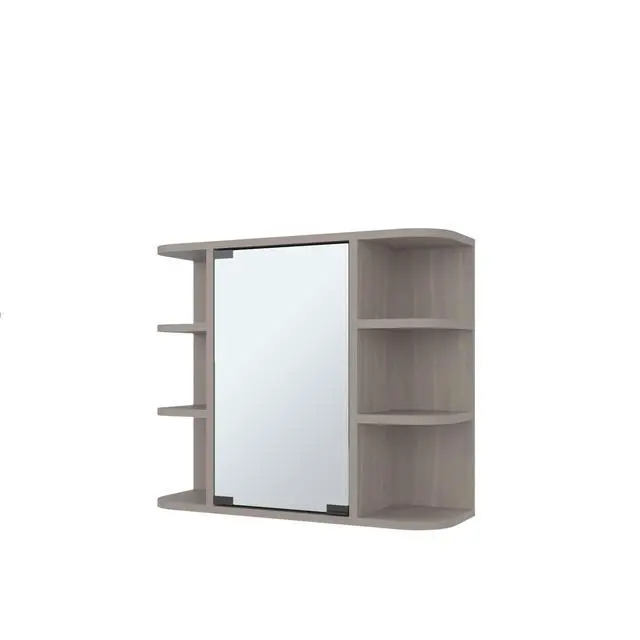 Alt view image 4 of 7 - Medicine Cabinet 19" H, Six External Shelves, Three Interior Shelves, Light Gray