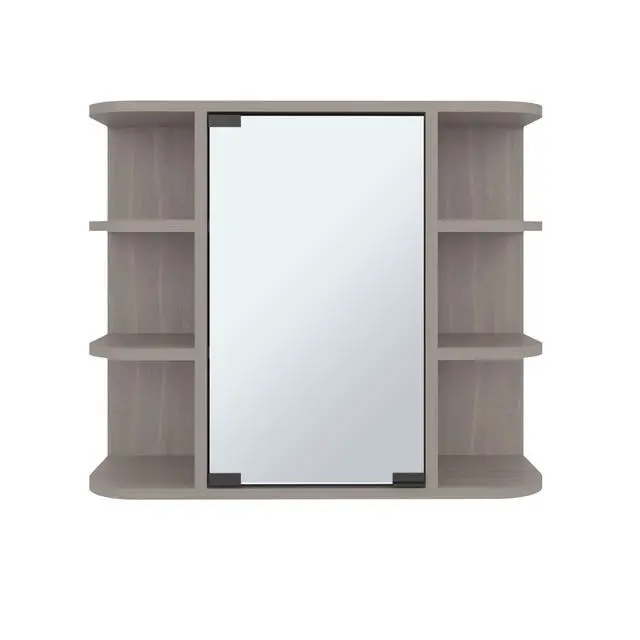 Alt view image 5 of 7 - Medicine Cabinet 19" H, Six External Shelves, Three Interior Shelves, Light Gray