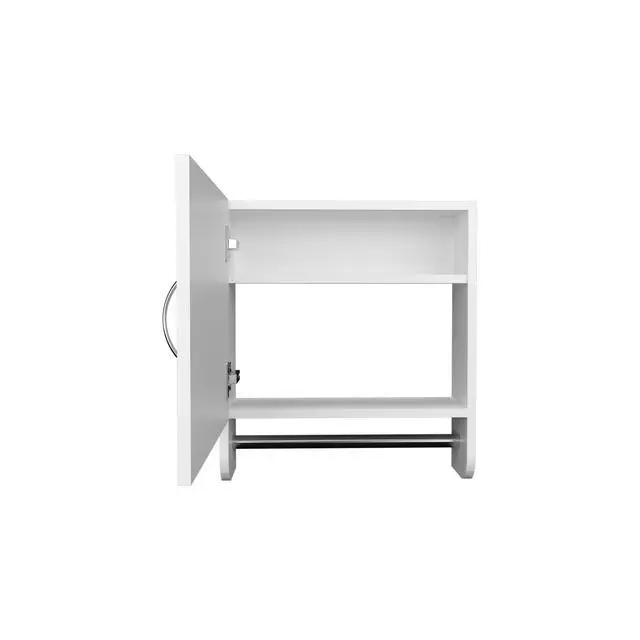 Alt view image 3 of 7 - Medicine Cabinet 19.70" H, with 1 Door, 2 Shelves, 1 Mirror, White